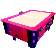 Детский аэрохоккей ICE (180х110х75 см) +дополнительная LED-подсветка углов