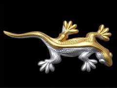 Силиконовый молд № 541 Ящерица большая правая