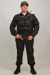Бронежилет Комфорт 1-1 УНИ чехол Охранник (тканевая бронепанель), Бр1 класс защиты