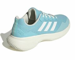 Женские теннисные кроссовки Adidas GameCourt 2 W - light aqua/off white/bright red