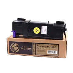 Тонер-картридж БУЛАТ s-Line 106R01603 (RUS) для Xerox Phaser 6500, WC 6505 (Жёлтый, 2500 стр.)