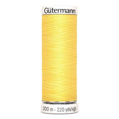 Нить Sew-All 200 м, Gutermann, 852 желтый
