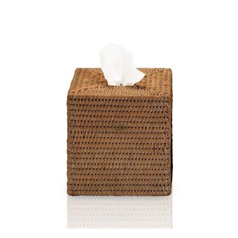 Decor Walther 0930992 Decor Walther Basket KBQ Диспенсер для салфеток 14x14x14см, цвет: ротанг темный