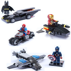 Minifigures Super Heroes Chariot Car Blocks Building Series 01