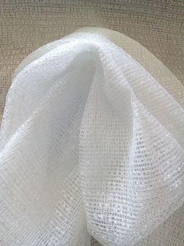 Ткань сетка - Белая. Арт. W2009 C1