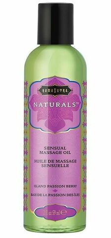 Массажное масло Naturals Island Passion Berry с ароматом тропических фруктов - 59 мл. - Kama Sutra KS10281