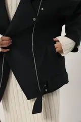 Косуха из шерсти, чёрный