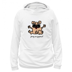 Толстовка "Мопс - на ручки"