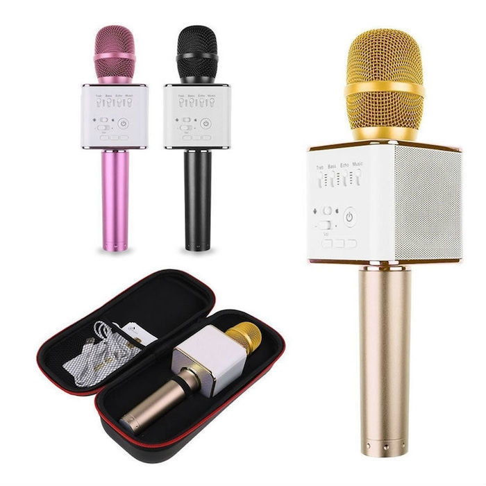Уцененные товары Беспроводной микрофон для караоке с динамиками Q9 72fae0ff8d700c4b40af3428b7b7e426.jpg