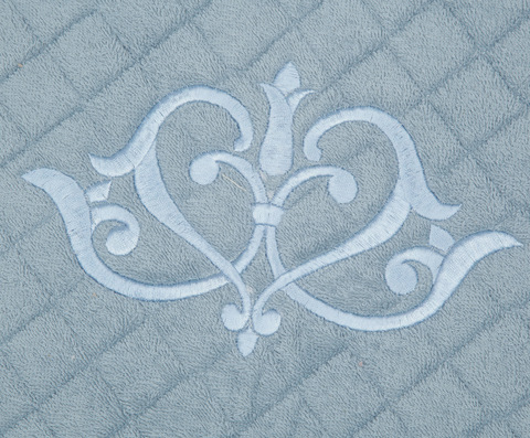 Коврик для ванной 50х70 Old Florence Ванити голубой