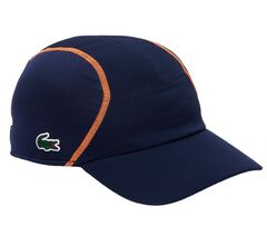 Кепка теннисная Lacoste Tennis Mesh Panel Cap - navy blue/orange