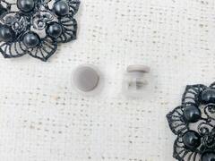 Фиксатор пластик, d 3,0 мм, р 14х9 мм