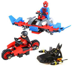 Minifigures Super Heroes Chariot Car Blocks Building Series 02