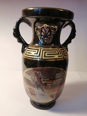 Ваза фарфор 15 см с видами Петербурга