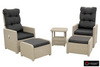 Комплект уличной мебели B:Rattan MANCHESTER OTTO SET 2, цвет серый