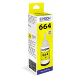 Чернила желтые Epson для  L100, L110, L120, L1300, L200, L210, L300, L350, L355, L550, L486 (70 мл) C13T66444A