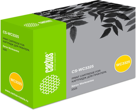 Картридж лазерный Cactus CS-WC3325 106R02312 черный (11000стр.) для Xerox WorkCentre 3325