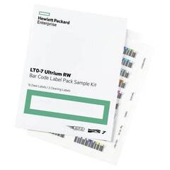 Наклейки на картриджи данных Hewlett-Packard Ultrium LTO7 15TB bar code label pack (100 data + 10 cleaning)