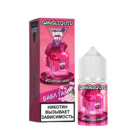 Жидкость Gang XBOX 2% Extra Hard 30ml - Бабл Гам