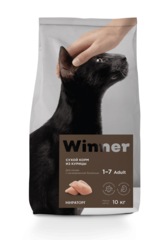 Сухой корм Winner Мираторг для кошек с мочекаменной болезнью