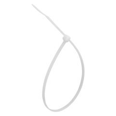 Хомут (стяжка) нейлон 4.8 х 350 белый (100шт) REXANT 07-0350