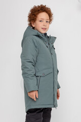 Пальто  для мальчика  ВК 36097/1 ГР