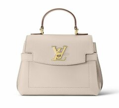 Сумка Louis Vuitton Lockme Ever Mini серо-бежевый