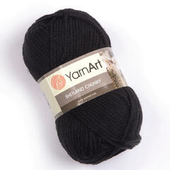 Пряжа Shetland Chunky. Цвет: Черный. Артикул: 602