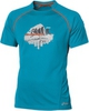 Беговая футболка Asics M'S TRAIL GRAPHIC TOP синяя