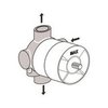 Встраиваемая часть многоходового переключателя Ideal Standard A2393NU