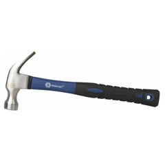 Молоток-гвоздодер КОБАЛЬТ 450 г, фибергласовая рукоятка (240-874)