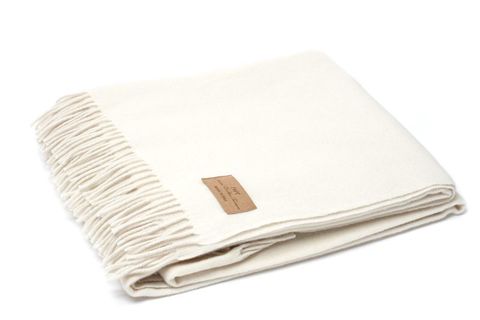 Плед 150х200 Italian Woollen Treasures S.r.l. LARA Bianco