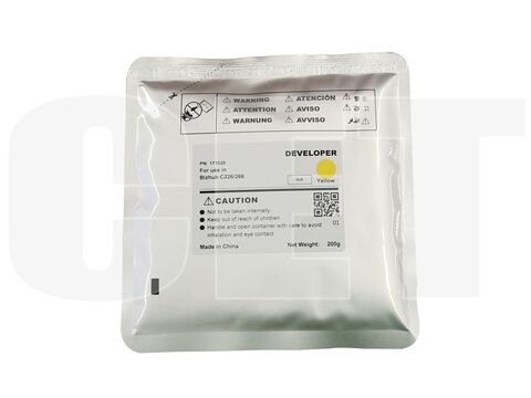 Девелопер для KONICA MINOLTA Bizhub C226/C266 (CET) Yellow, 170г, 87000 стр., CET171028