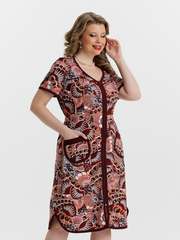 4595В Халат на молнии