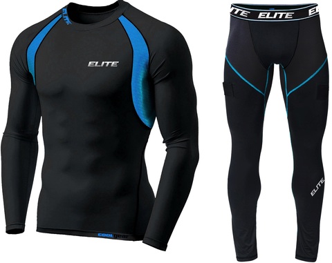 Белье ELITE NEW раздельное (верх + низ с 2-мя липучками) SR XS (152-160) синее