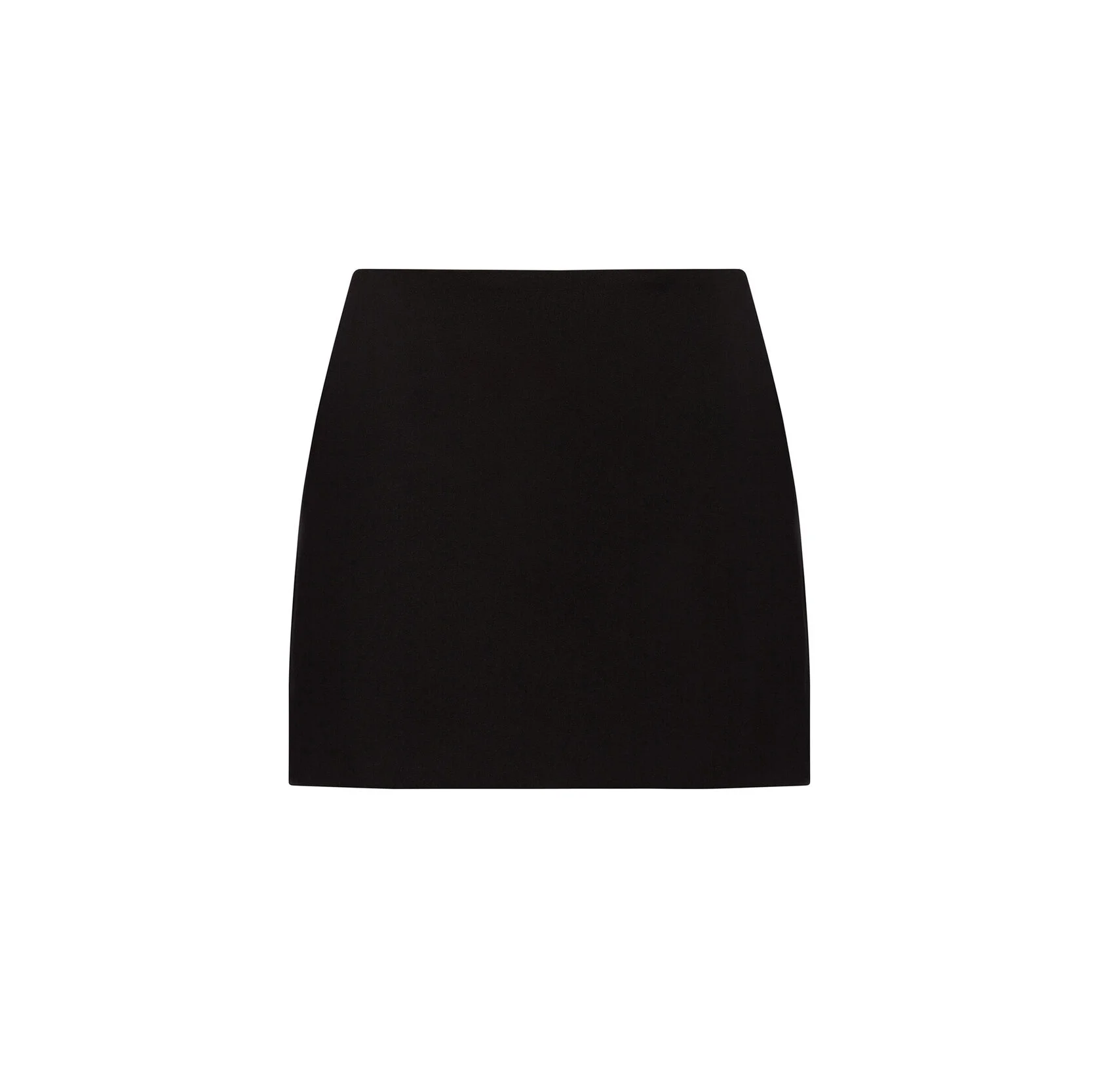 Юбка мини на низкой посадке, Черный