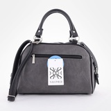 Сумка Саломея 257 македония серый + черный