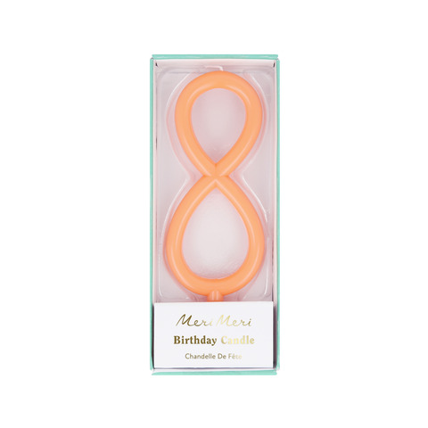 Свеча-цифра тонкая 