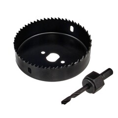 35-7-600 Кольцевая пила HCS по дереву, 100мм, сверло 6мм, держатель РемоКолор