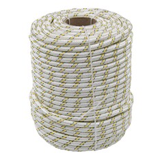 51-2-032 Фал плетеный капроновый 24-прядный, 2200кгс, сердечник капрон, д.12мм, бухта100м РемоКолор