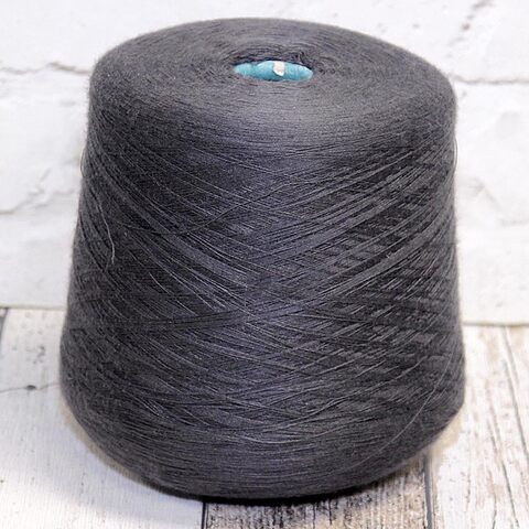 Кашемир с шелком (20%) BOTTO POALA GOLD 3/80 темно-серый