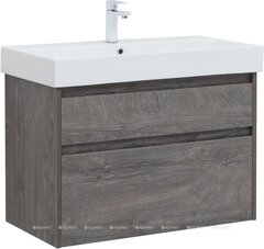 Aquanet 274173 Тумба с раковиной Nova Lite 85 2 ящ. (SLIM SYNERGY) цв.дуб рошелье (274173) фото