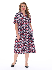 4536 Халат на пуговицах