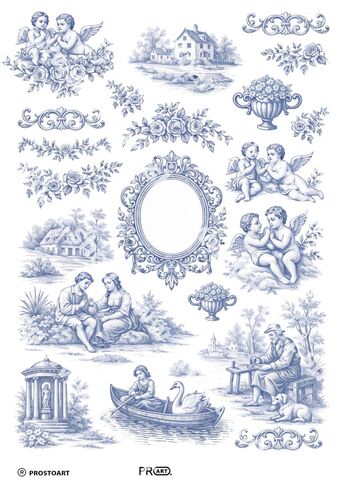 310 Пленочный трансфер декупажная карта, PROstoART