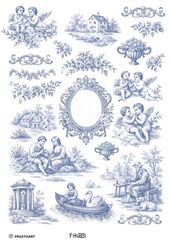 310 Пленочный трансфер декупажная карта, PROstoART