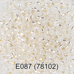 Бисер Чехия "GAMMA" круглый 5 10/0 2.3 мм E087 прозрачный ( 78102 )