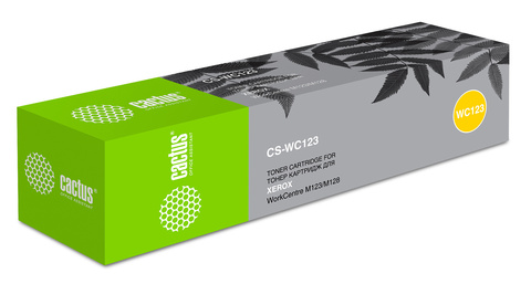 Картридж лазерный Cactus CS-WC123 006R01182 черный (30000стр.) для Xerox WC 133/M123/M128/Pro123