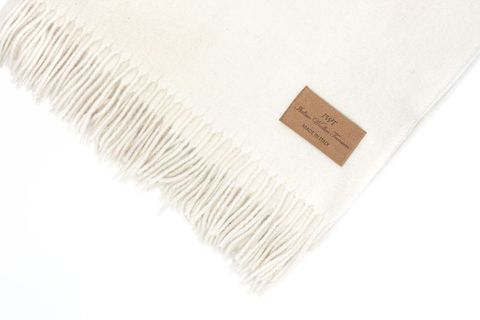 Плед 150х200 Italian Woollen Treasures S.r.l. LARA Bianco