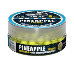 Бойлы насад. плав. Sonik Baits PINEAPPLE MICRON Fluo Pop-ups 8мм 50мл