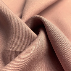 Штапель твил вискозный ш142см 97%rayon 3%спандекс, цвет пудровый